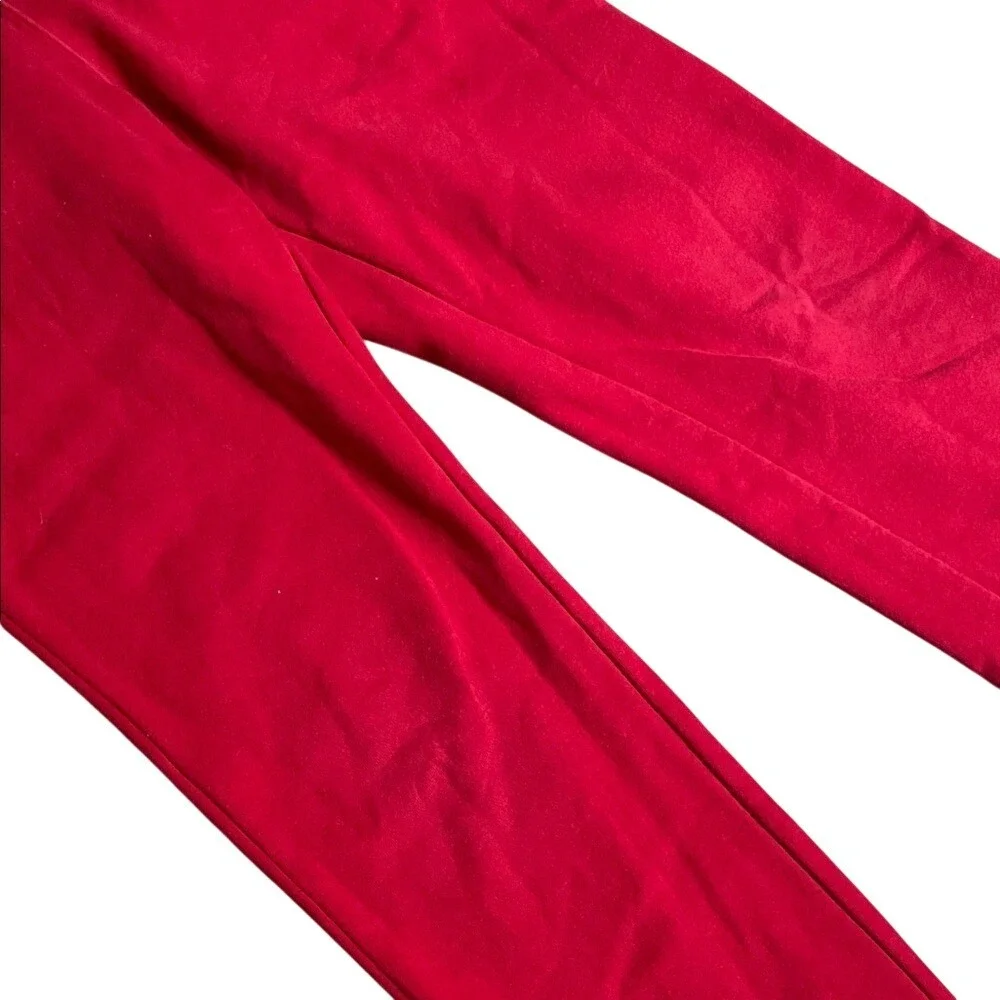 Gap Sweatpants Kids XL 12 Red Good Fleece Lined Logo‎ Joggers
